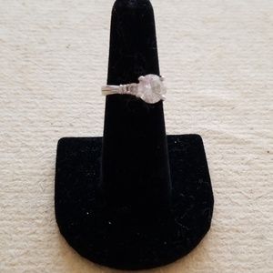 Brilliant Round Cut CZ Stone Wedding Ring Size 6